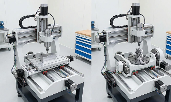 کالبدشکافی فنی؛ تفاوت عملکردی فرز ۳ محور و ۴ محور