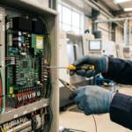 آموزش تعمیر کنترلر فانوک و بررسی بردهای الکترونیکی دستگاه cnc