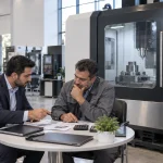 بررسی شرایط فروش اقساطی دستگاه CNC توسط مدیر کارگاه و کارشناس فنی
